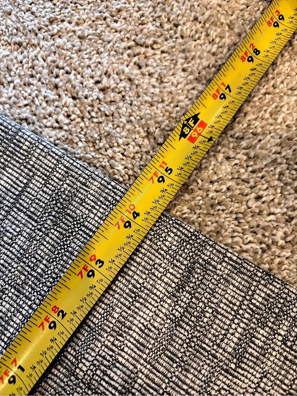 Gray Geometric Curtain - Picture 5 of 5